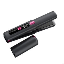 Load image into Gallery viewer, 2 In 1 Hair Straightener And Curler Wireless Charging Ionic Frizz Control LCD Digital Display Lightweight Portable ABS