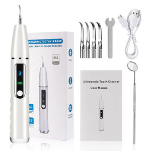 Ultrasonic Dental Scaler For Teeth Plaque Cleaner Dental Stone Removal Electric Sonic Teeth Tartar Stain Tooth Calculus Remover