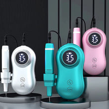 Load image into Gallery viewer, 35000 RPM Electric Nail Polish Drill Mini 2 in 1 Electric Nail File With LCD Display USB Charge Professional Tool