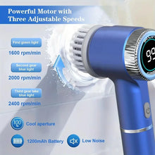 Load image into Gallery viewer, Wireless Electric Cleaning Brush Powerful IPX7 Waterproof USB Rechargeable Automatic Handheld Cleaner Multi Function Household