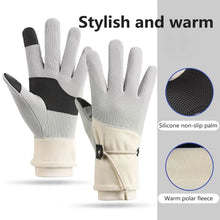 Load image into Gallery viewer, 1 Pair Women Winter Warm Gloves Touch Screen Fleece Lined Windproof Gloves Thicken Warm Snow Gloves for Outdoor Cycling Skiing