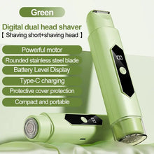 Load image into Gallery viewer, Protable 2 IN 1 Dual-Head Full-Body Hair Trimmer For Men And Women Waterproof And Safe Easy To Use Cordless