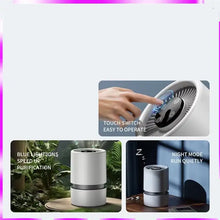 Load image into Gallery viewer, Air Purifier For Desk - HEPA Filter Touch Control Formaldehyde &amp; Smoke Removal Mini Air Cleaner