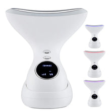 Load image into Gallery viewer, Electric Neck Beauty Instrument EMS Color Light Remove Neck Lines Vibration Neck Massager Lifting &amp; Tightening Beauty Instrument