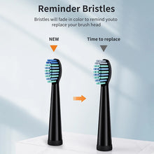 Load image into Gallery viewer, Electric Sonic Toothbrush Rechargeable Electronic Tooth Brushes 5 Brushing Modes IPX7 Waterproof With Replacement Heads