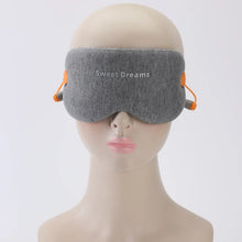 Load image into Gallery viewer, Earplug Noise Reduction Memory Cotton Travel Shading Eye Mask Goggles Soft Comfortable Sleeping Shading Sweet Gifts