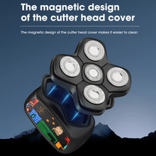 Load image into Gallery viewer, Graffiti Men's Electric Shaver Magnetic Head Bald Hair Clipper Wireless Charging Men's Razor