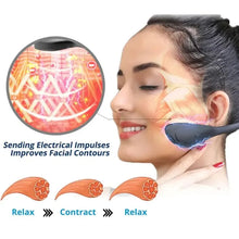 Load image into Gallery viewer, EMS V-Face Slimming Massager for Face Lifting Microcurrent Face Chin Lift Device Exerciser Skin Tighten Anti Wrinkle