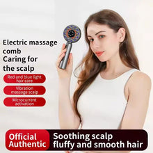 Load image into Gallery viewer, Electric Massage Hair Comb Red Light Vibration Head Massager Brushes Promote Smooth Hair Growth Multi Functional Nourish Scalp