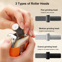 Load image into Gallery viewer, Electric Foot Grinder Mini Portable Foot Callus Remover USB Rechargeable Foot Exfoliation Predicure Grinding Dead Skin Remover