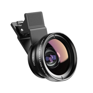 Professional Phone Camera Lens 12.5x Macro Camera Photo HD 0.45x Super Wide Angle Lens for Samsung IPhone All Smartphones