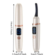 Load image into Gallery viewer, Long-Lasting Styling Electric Eyelash Curler 3 Heat Settings LED Screen Heated Eyelash Clip Power Display Quick Heating