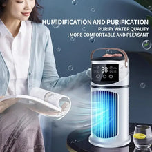 Load image into Gallery viewer, Portable Air Conditioners Personal Air Cooler Fan Evaporative Cooling Personal Cooler For Desktop Room Car Bedroom