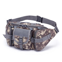 Load image into Gallery viewer, Men Tactical Waist Bag Nylon Fanny Pack Military Travel Hip Belt Bum Sports Bag Outdoor Cycling Travel Hiking Waistpack Pouch