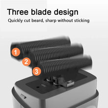 Load image into Gallery viewer, Shaver for Men Electric Shaver Mini Shaver Portable Electric Razor USB Rechargeable Beard Shaver Shaving Machine Small