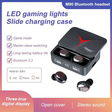 Load image into Gallery viewer, Bluetooth Earphones Slide Cover Charging Case Led Gaming Lights 3D Sound Long Battery Life Game Mode Instant Connection