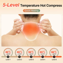 Load image into Gallery viewer, Wireless Electric Neck Massager with Vibration And Heating 5-Level NTC Control Shoulder Pad Neck Brace Wrap for Hot Compress