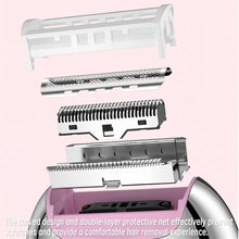 Load image into Gallery viewer, Electric Bikini Trimmer Painless Shaver for Face Legs Underarm Waterproof Portable Women Epilator Lady Shaver for Intimate Areas