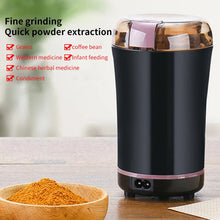Load image into Gallery viewer, Coffee Grinder Portable Electric Professional Grinding Coffee Beans Nuts Spice Sugar Grains Mill Grinder Stainless Steel Blade