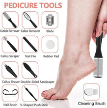Load image into Gallery viewer, Foot Wrinkle Remover Rechargeable Foot Sander Electric Foot File Foot Pedicure Tool Electronic Foot Wrinkle Removal Shaver
