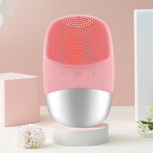 Load image into Gallery viewer, Electric Face Cleansing Brush Facial Cleanser Sonic Facial Cleansing Brush Scrubber Skin Massager