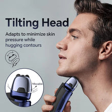 Load image into Gallery viewer, Electric Razor for Men Wet &amp; Dry Foil Shaver with 3-Blade &amp; Edge Shaving Area Digital Power Display Men's Electric Foil Shavers