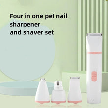 Load image into Gallery viewer, Dog Hair Clippers Grooming For Nail Cutter 4-In-1 Cordless Electric Trimmer Low Noise USB Rechargeable Pet Clippers