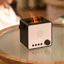 Load image into Gallery viewer, Creative Simulation of Colorful Flame Diffuser Wireless Smart Bluetooth Speaker Household Fog Humidifier