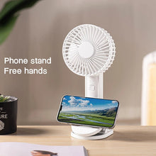 Load image into Gallery viewer, Portable Mini Hand Clip Fan USB Charging Quiet Desktop Electric Fan High Quality Student Dormitory Small Cooling Ventilador Fans
