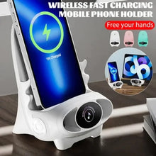 Load image into Gallery viewer, Magnetic Mini Chair Wireless Fast Charger Phone Stand Holder Upgraded Wireless Charging Station Phone with Speaker Function