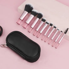Load image into Gallery viewer, 10Pcs Mini Makeup Brush Set Powder Eyeshadow Foundation Blush Blender Concealer Beauty Makeup Tools Brush Professional