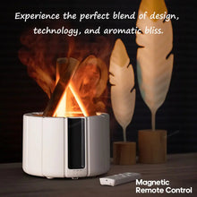 Load image into Gallery viewer, Simulated Flame Aroma Diffuser Bonfire Air Humidifier Ultrasonic Cool Mist Maker Fogger LED Essential Oil Lamp Difusor