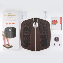 Load image into Gallery viewer, Electric EMS Foot Massager Pad Muscle Stimulator Foot Cushion Foldable Foot Massager Mat With Remote Control for Man Woman