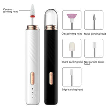 Load image into Gallery viewer, 15000RPM Electric Wireless Nail Drill Machine Electric Nail Sander Cordless Rechargable Professional Milling Cutter Nail Machine