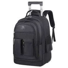 Load image into Gallery viewer, Large Capacity Travel Backpack With Wheels Hidden Pull Rod Waterproof Carry On Luggage Weekend Travel Bag For Men Business Trip