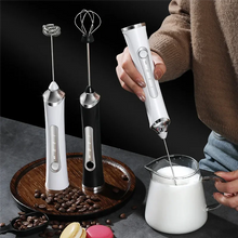 Load image into Gallery viewer, Automatic Rotary Whisk Stirrer Cream Whipper Handheld Small Stirring Stick Black