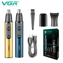 Load image into Gallery viewer, 2-in-1 Convenient Hair Cleaning Set Men's Shaver Shaver Metal Nose Hair Trimmer Deep Cleaning Hair Trimmer Hair Removal