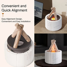 Load image into Gallery viewer, Simulated Flame Aroma Diffuser Bonfire Air Humidifier Ultrasonic Cool Mist Maker Fogger LED Essential Oil Lamp Difusor