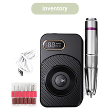 Load image into Gallery viewer, Portable Rechargeable 45000RPM Electric Nail File Machine for Acrylic Gel Nail Polishing Removal for Nail Salon Home