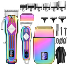 Load image into Gallery viewer, 3 In 1 Professional Electric Hair Clipper and Shaver Set for Barber Men Hair Trimmer Electric Shaver