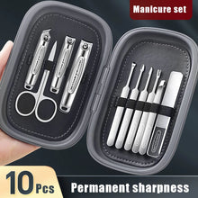 Load image into Gallery viewer, 10Pcs Nail Clipper Set Beautifully Packaged Travel Kit Nail Clipper Set Portable Complete Second Opening Nail Art