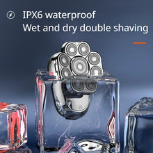 Load image into Gallery viewer, 6-in-1 Multifunctional Electric Shaver Hair and Nose Hair Set Full Body Waterproof Men's Household Shaver