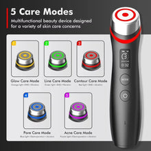 Load image into Gallery viewer, Booster Pro Led Facial Light 5 Colors Eye Beauty Wand Red Light Eye Massager for Skincare &amp; Blue Rejuvenation Tool