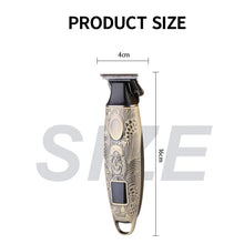 Load image into Gallery viewer, Metal zero blade Barber Shop Hair Trimmer Professional Beard Hair Clipper For Men Electric Haircut Machine Rechargeable