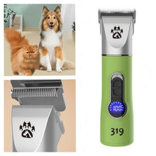 Load image into Gallery viewer, Professional Cordless Dog Grooming Clipper Heavy Duty Electric Pet Hair Trimmer Shear for Thick Coats Large Dog Shaver Scissor