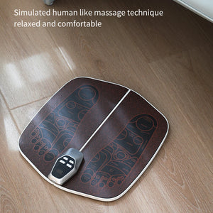 Electric EMS Foot Massager Pad Muscle Stimulator Foot Cushion Foldable Foot Massager Mat With Remote Control for Man Woman