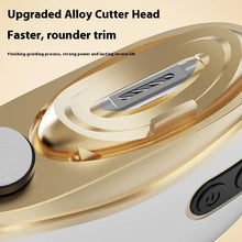 Load image into Gallery viewer, Rechargeable Electric Nail Clipper Automatic Nail Trimmer with Light Grinding Polishing Safe Manicure Tool