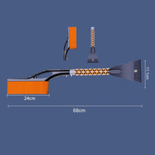 Load image into Gallery viewer, Car Snow Brush Ice Scraper Detachable Long Handle Sponge Grip Nylon Bristles Auto Windshield Snow Removal Broom Ice Shovel Tool
