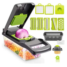 Load image into Gallery viewer, 15/22 in 1 Multifunctional Vegetable Chopper Onion Chopper Handle Food Grate Food Chopper Kitchen Vegetable Slicer Dicer Cut