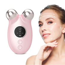 Load image into Gallery viewer, Facial Massager EMS Microcurrent Lifting Device Face Roller Anti Wrinkle V Shape Lift Chin-up Face Lift Machine Skincare Tool